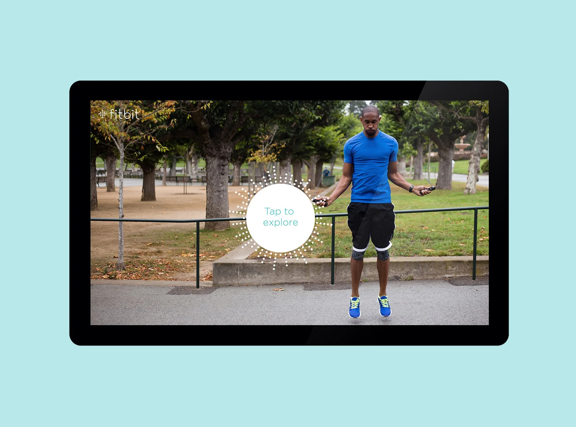 Fitbit in-store iPad app, view one