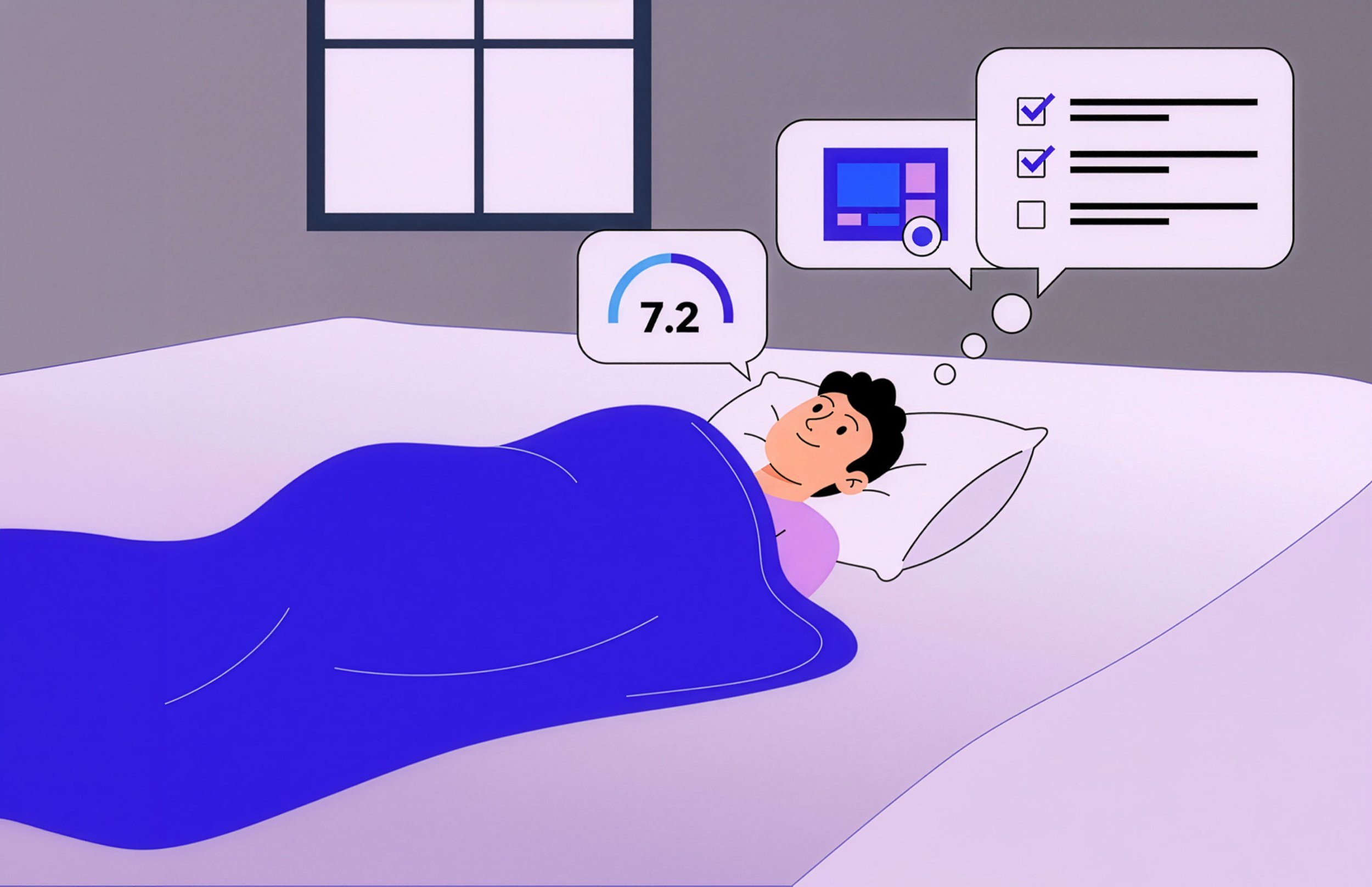 Illustration for Dreaming in Design, an AI-powered portfolio reviewer trained on real hiring criteria.